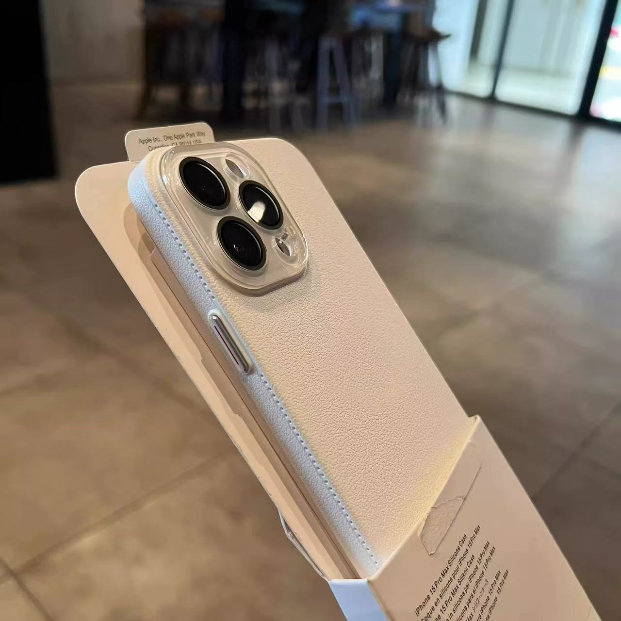 Premium Litchi Texture Case with Lens Protector for iPhone, New Women's Style