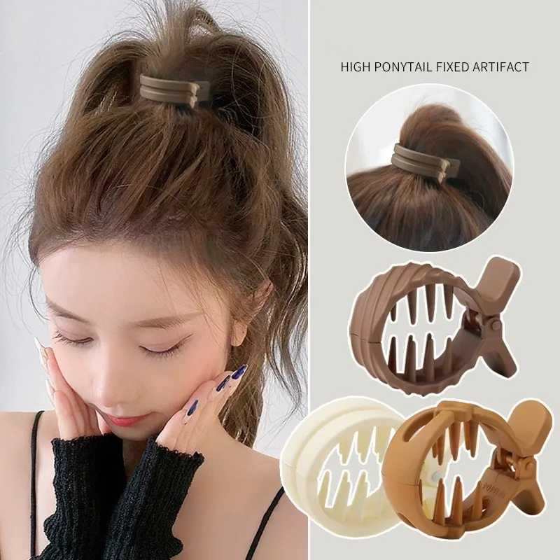 New Frosted Mini Crab Hair Clip Women Fixed Ponytail Hairpin Fish Shaped Holder Barrettes Y2k Girls Hair Accessories Claw Clip H260402
