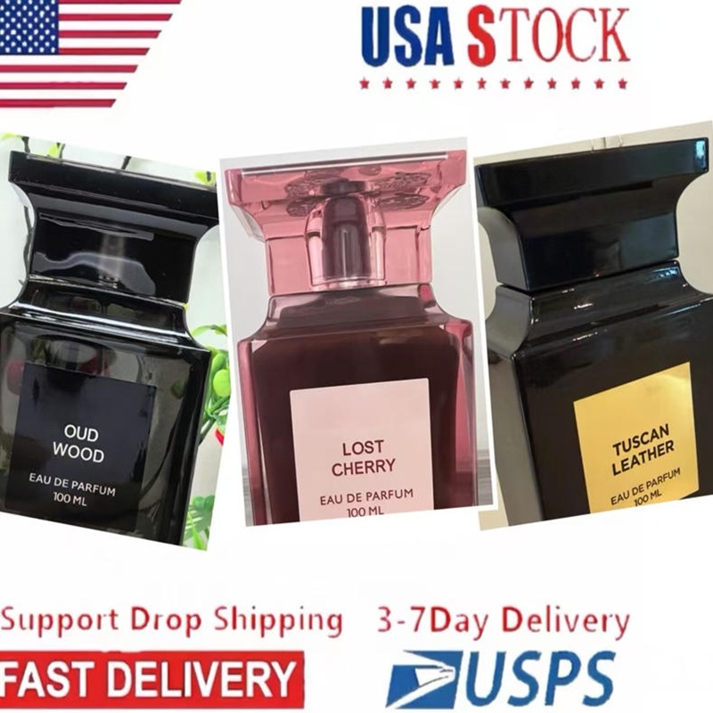 USA 3-7 Days Deliver perfum Oud Perfume fabulous 100ml Men Women Neutral Perfumes Fragrance Wood Tobacco Long Lasting Time Good Smell Cologne Spray Fast Ship