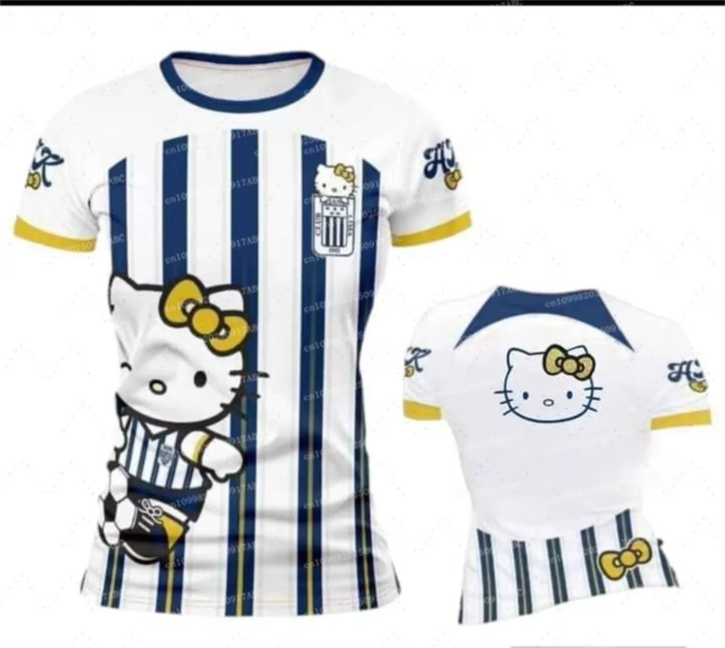 Designer Boys Girl Tshirt Hello Kitty Soccer Jersey Sportswear Girl Clothes Women Sport Shirt Comfort Breathable Tee Women's T-Shirt Luxury Goods