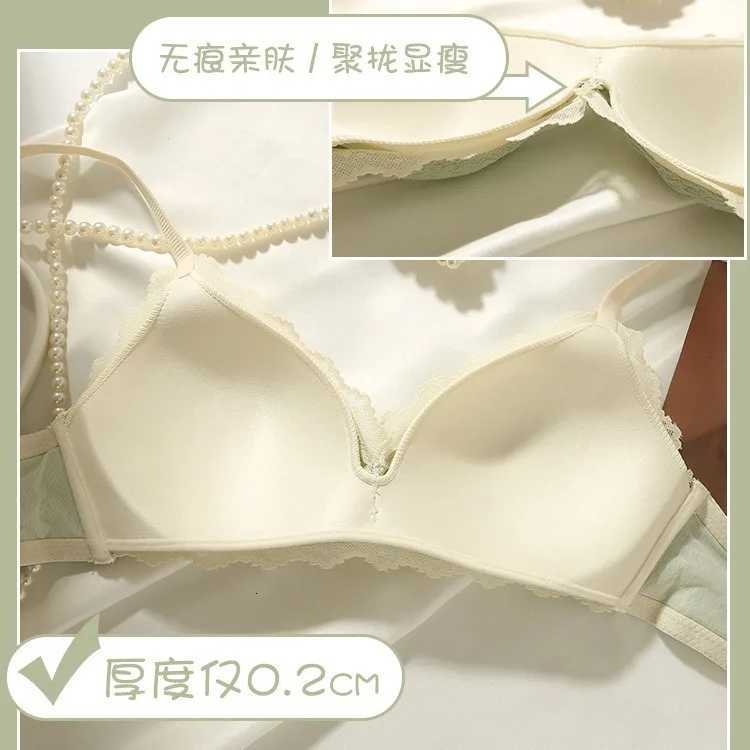 A Thin Sweet and Cute Lace Bra Cover for Girls with A Close-knit Bra Without A Steel Ring Push Up Bra Z260402