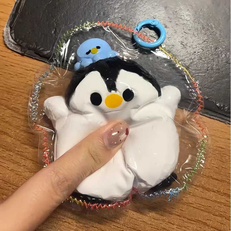 Cute Chubby Penguin Slow Rebound Stress Relief Toy Ultra Soft Squeeze Toy Super Soft Cream Mud Fun Creative Gift For All Ages H260402