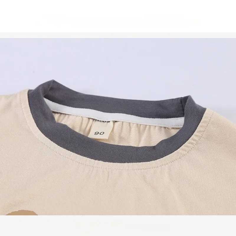 1-8Y Boys Summer Homewear 2pcs Kids T-Shirt and Long Pants Loungewear Girls Animal Print Pajama Set Childrens Sleepwear H260403