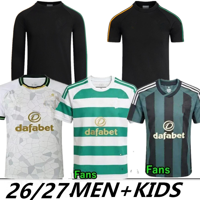 Home CeltS 2026 60th Anniversary Origins jersey Limited edition Soccer Jerseys EDOUARD Away Football Shirt ELYOUNOUSSI CHRISTIE GRIFFITHS KYOGO McGREGOR 26 27