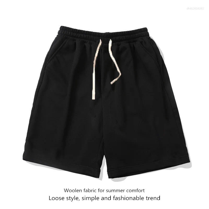 Men's Shorts European For Men Plus Size Middle-aged And Young Loose Versatile Five Quarter Pants Breathable Beach Studen