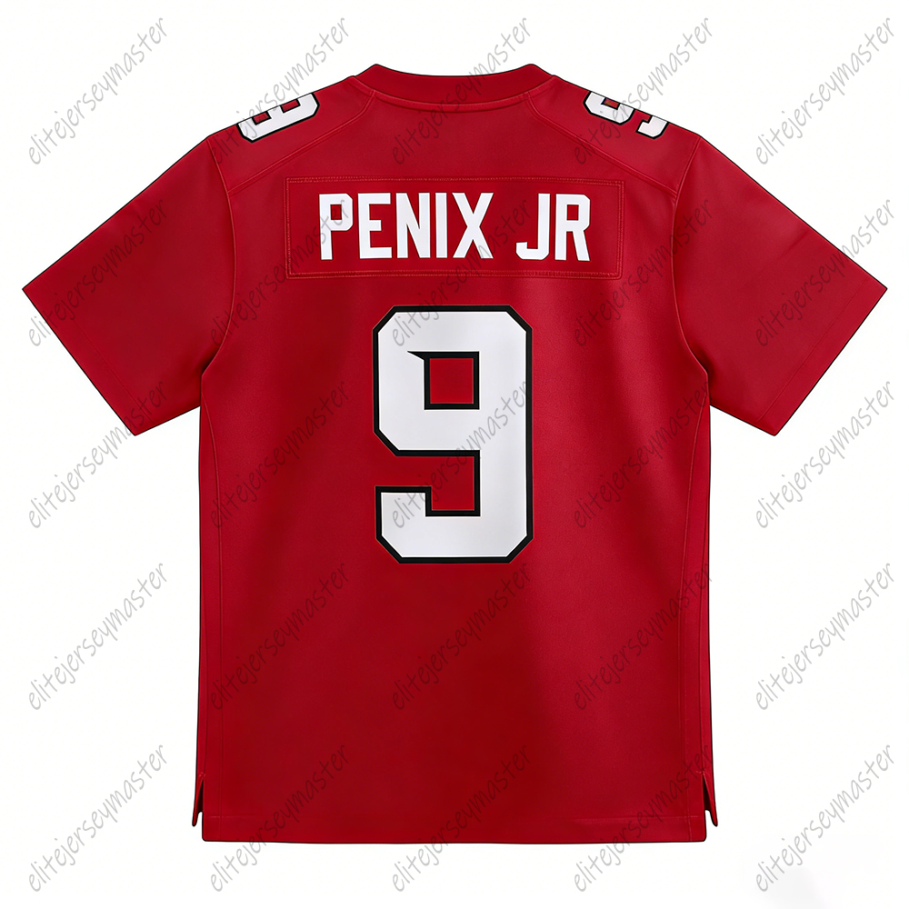 7 Bijan Robinson 2026 New 9 Michael Penix Jr. 18 Kirk Cousins 5 Drake London Personalized Customized Football Jerseys Custom Any Number Name For Men W