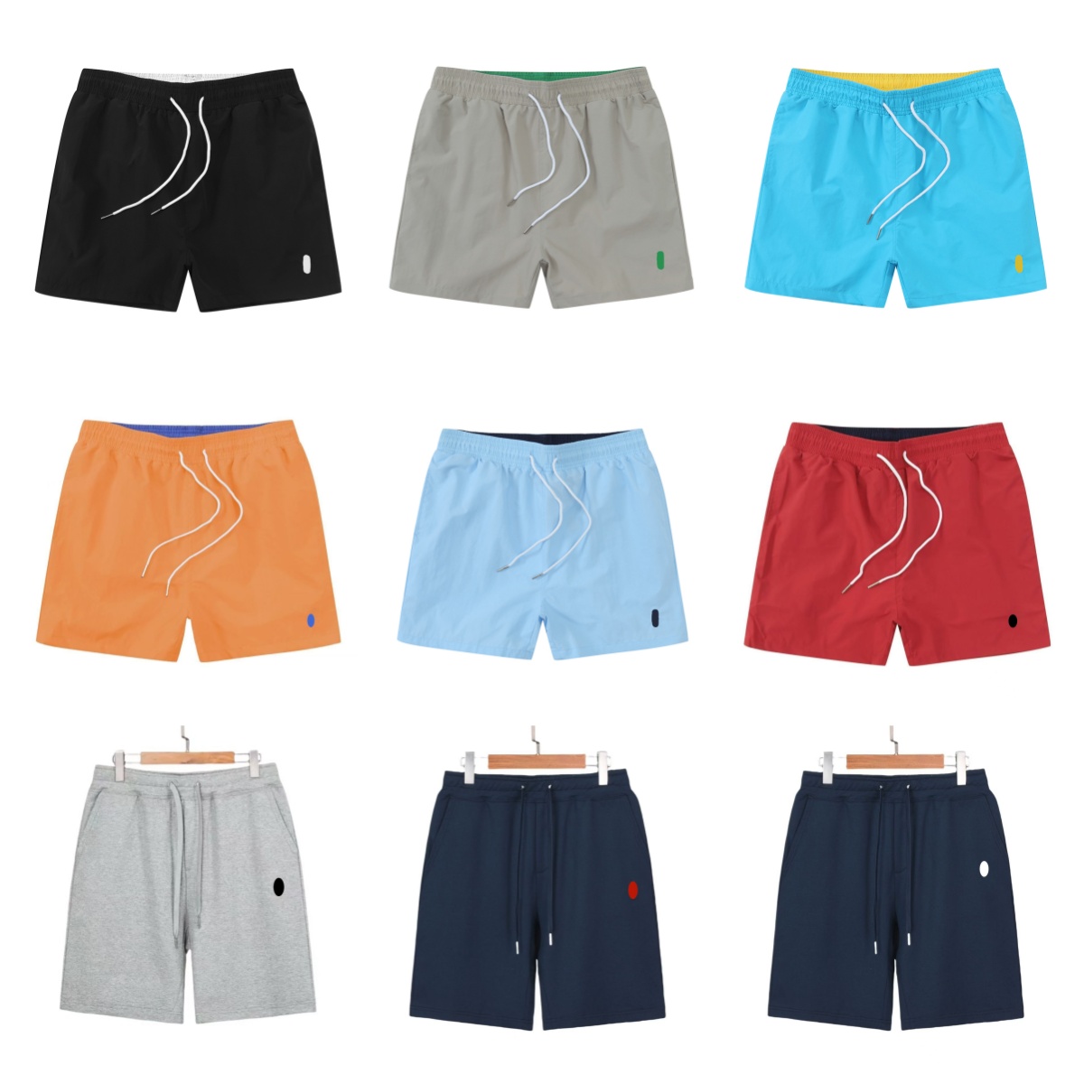 breathable mens short designer summer swim shorts embroidery horse beach breeches polo shorts quick dry surf mesh Short Asia size m-3XL