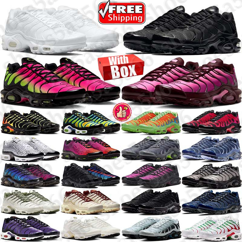 Free Shipping With Box Designer tn tns sneakers Running Shoes trainers for tnss mens womens chaussure black white Outdoor men women Sports runners