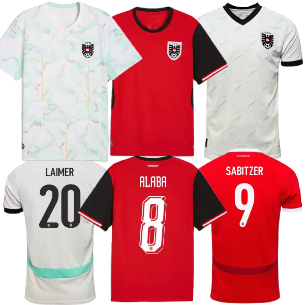 2024 2026 2027 Austria World Cup Soccer Jerseys ALABA DANSO SEIWALD WIMMER LAIMER ARNAUTOVIC GRILLITSCH SCHMID SABITZER BAUMGARTNER 26 national football shirts