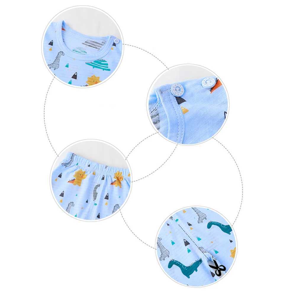 Sets for Children Loungewear Long Sleeve Pajamas for Children Cute Deisgn Lightweight and Comfortable Fabric Sleepwear Outfit H260403