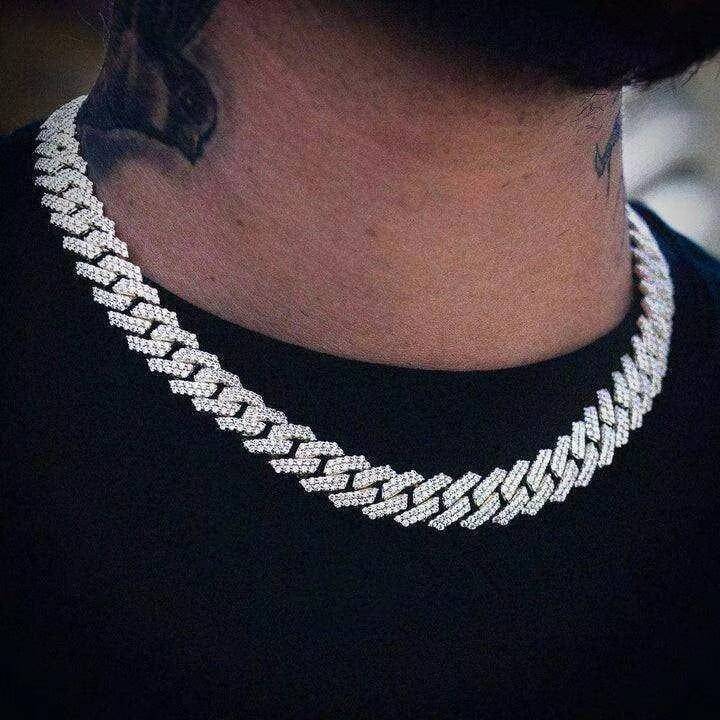 High Quality Moissanite Diamond Cuban Chain for Men Party or Wedding Fashion Gift Available at Good Price