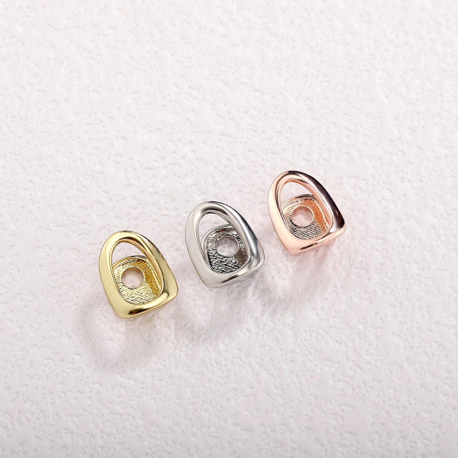 TOP Hip Hop Single Hollow Teeth Caps For Women Men Braces Simple Glossy Tooth Grills Jewelry Cosplay Dental 260324BJ - view 4