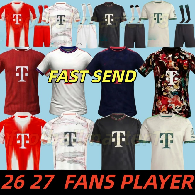 25 26 27 Bayern MunichSoccer Jerseys KANE OLISE Bayern 2026 Football Shirt Kingsley Coman Musiala Kimmich men kids kit Oktoberfest Trikot Munich Jersey