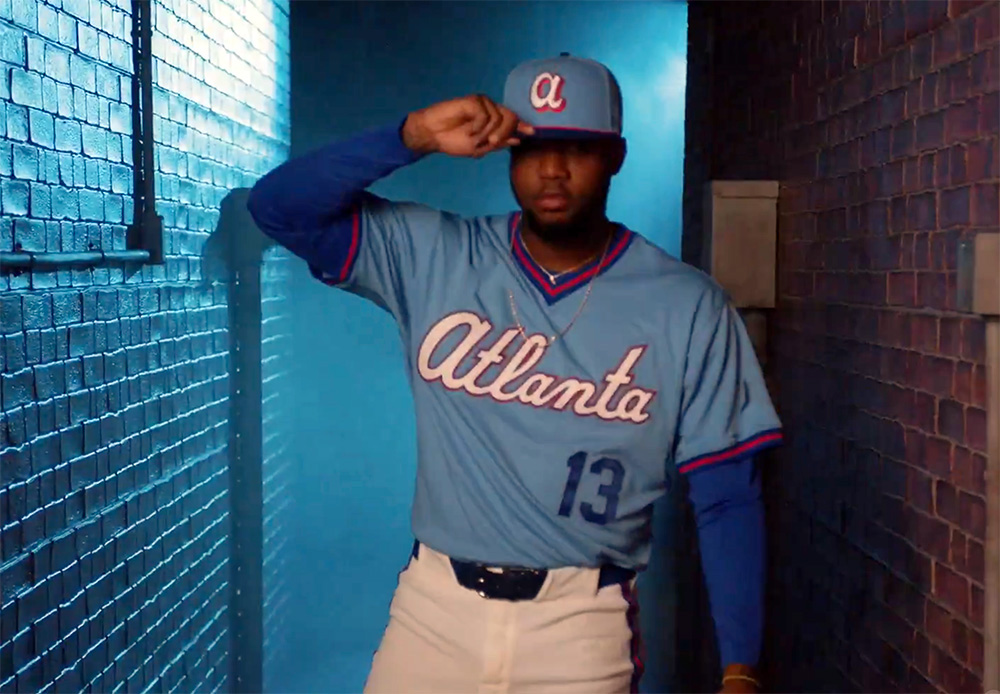 Acuna Jr. City Connect Baseball Jersey Harris II Profar Olson Kim Custom Baseball Jerseys Mens Womens Youth 886