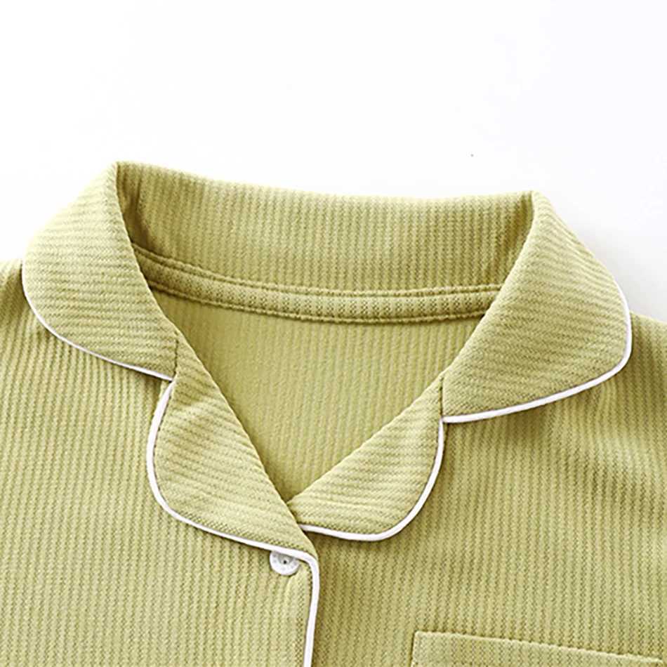 Kids Pajama Sets Stylish and Warm Children Sleepwear Comfortable Unisex Long Sleeve Autumn and Winter Homewear Two-Piece Suit H260403