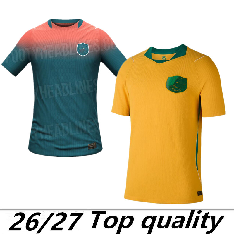 2026 World Cup Australian national team soccer jerseys Australia 26 home away football shirts CACERES HRUSTIC BOS BOYLE BORRELLO DUKE GOODWIN IRVINE