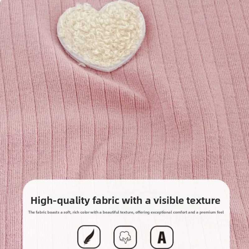 Korean Style Kids Pajama Set 2025 Cute Girls 2 Piece Sleepwear Warm Long Sleeve Autumn Winter Homewear Cozy Loungewear Outfit H260403