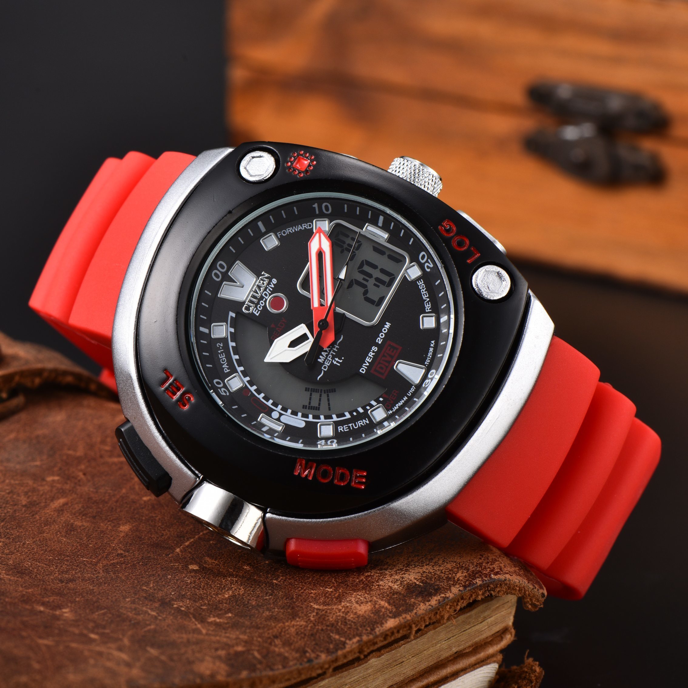 High Quality Top Brand CITIZENity QUARTZ Automatic movement watch Mens Luxury Sapphire Mirror Men Designer Movement Watches Man Watchwristes #652
