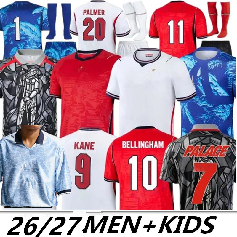 england world cup 2026 football shirt england kit 26 27 Palace x BELLINGHAM home Soccer Jerseys away RICE SAKA FODEN STONES KANE Men PICKFORD Kids kit player Football