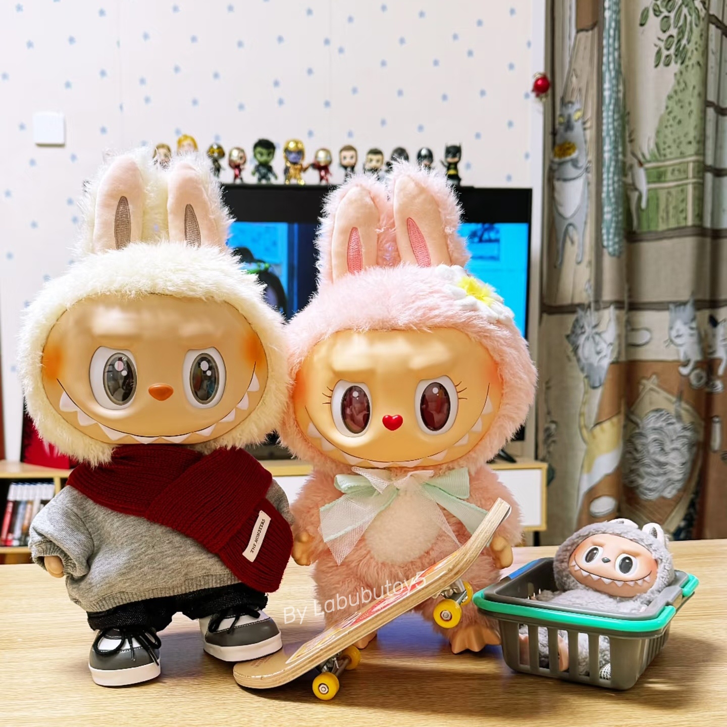 38Cm X Vans Jump For Joy Dress Be Latte Valentine's Day Pronounce Wings Of Fantasy Mokoko Walk By Fortune Vinyl Plush Collectible Doll Yizhixing  - view 5