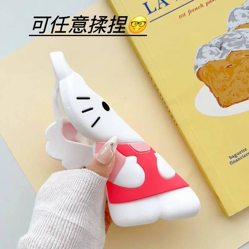 Sanrio Hello Kitty 3D Cartoon Bow Phone Case For Iphone 17 16 15 14 13 12 Pro Max 11 Anti Fall So Cute Y2k Soft Silicone Cover Luxury Goods