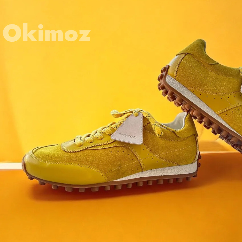 Okimoz's Fashion Gifts Casual Shoes Trendy Durable Vibrantly Hued Suede High-Top Trainers Running Sneaker Designer Shoes Big Size - view 4