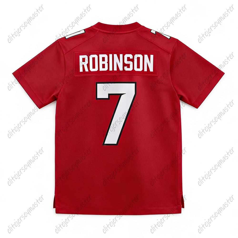 7 Bijan Robinson 2026 New 9 Michael Penix Jr. 18 Kirk Cousins 5 Drake London Personalized Customized Football Jerseys Custom Any Number Name For Men W