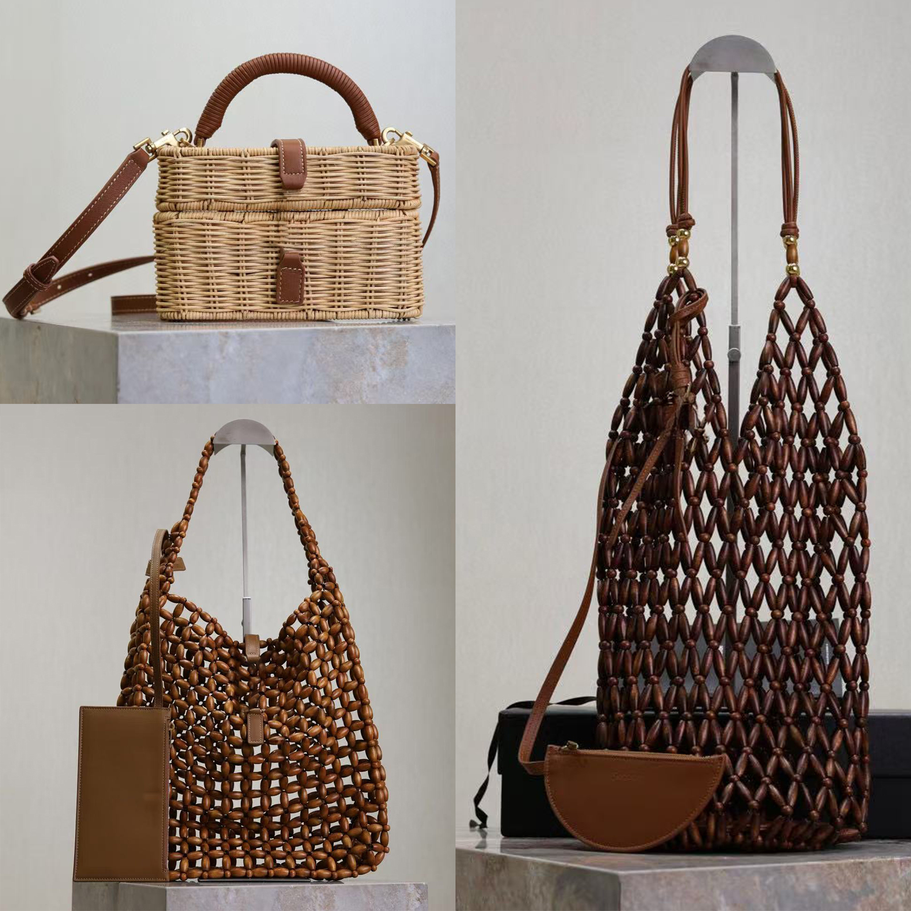 Designer bag fashion beach bag RaffiasStraw bags large capacity totes shopping bag summer vacation beach bag women luxury handbag