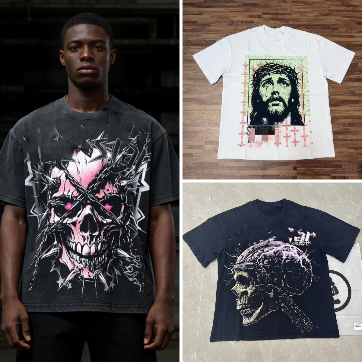 Halloween Shirt Designer T Shirt y2k fashion printing Street Hip Hop party trend Retro sports and leisure Athleisure clothing simple minimalist fashion