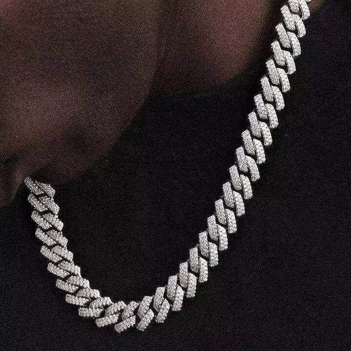 High Quality Moissanite Diamond Cuban Chain for Men Party or Wedding Fashion Gift Available at Good Price