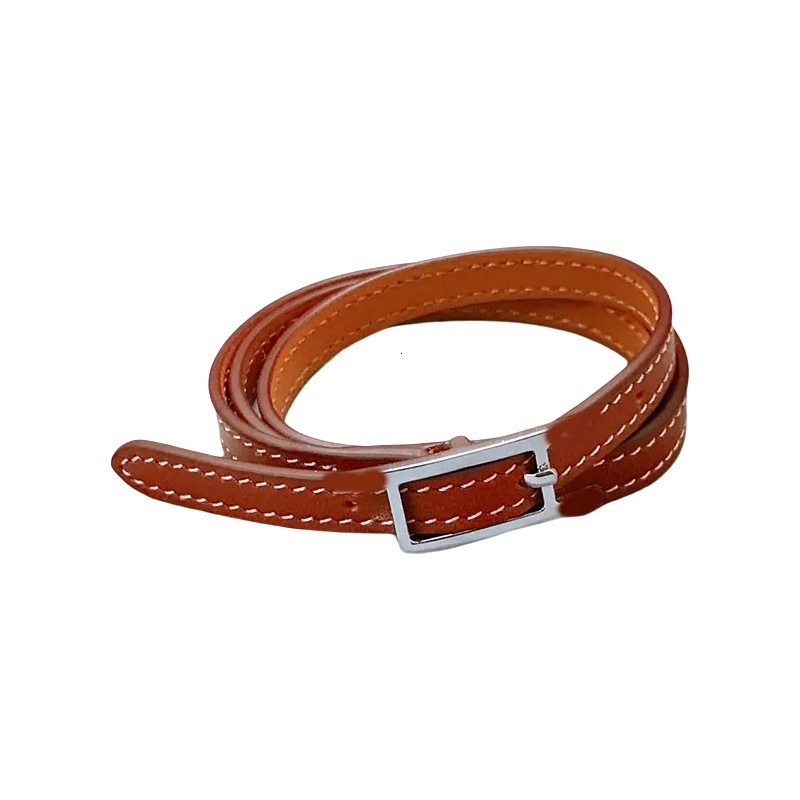 Designer Real Leather 3 Round Multicolor Cuff Bracelet For Women Fashion Daily Wear And Stylish Adornment