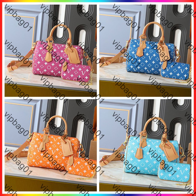 Luxury designer bag liv pochette crossbody shoulder bag high quality monogram leather travel bag tote old flower classic women's large capacity handbag purse wallet