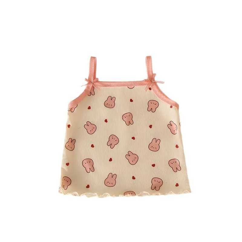 Girls Summer Clothes Sets New Baby Sleeveless Tops Shorts 2 Pieces Suit Girls Square Collar Clothing Set Kids Cotton Clothes H260403