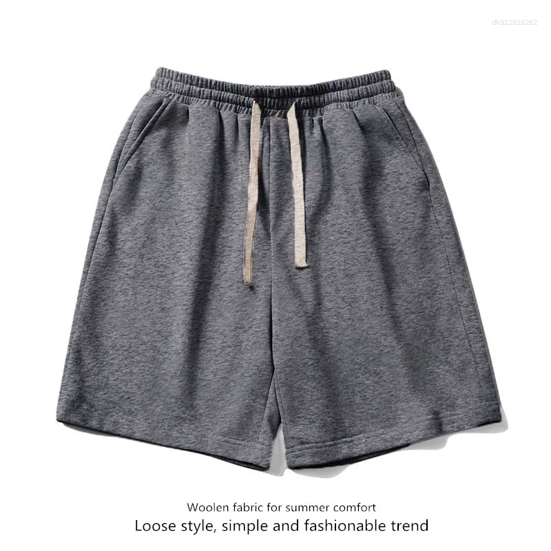 Men's Shorts European For Men Plus Size Middle-aged And Young Loose Versatile Five Quarter Pants Breathable Beach Studen