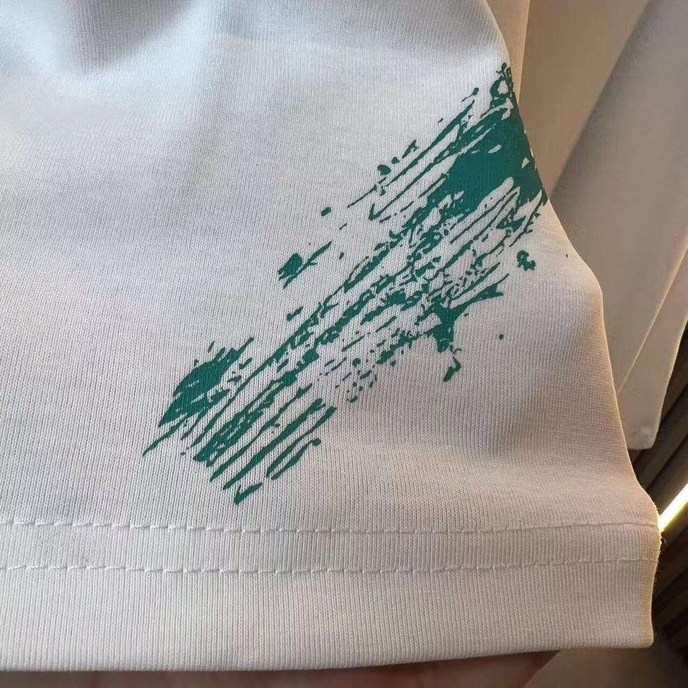 New Summer Short T-Shirt Men's Stylish Casual Slim Fit High-End Light Luxury Trendy Base Shirt Half Sleeve