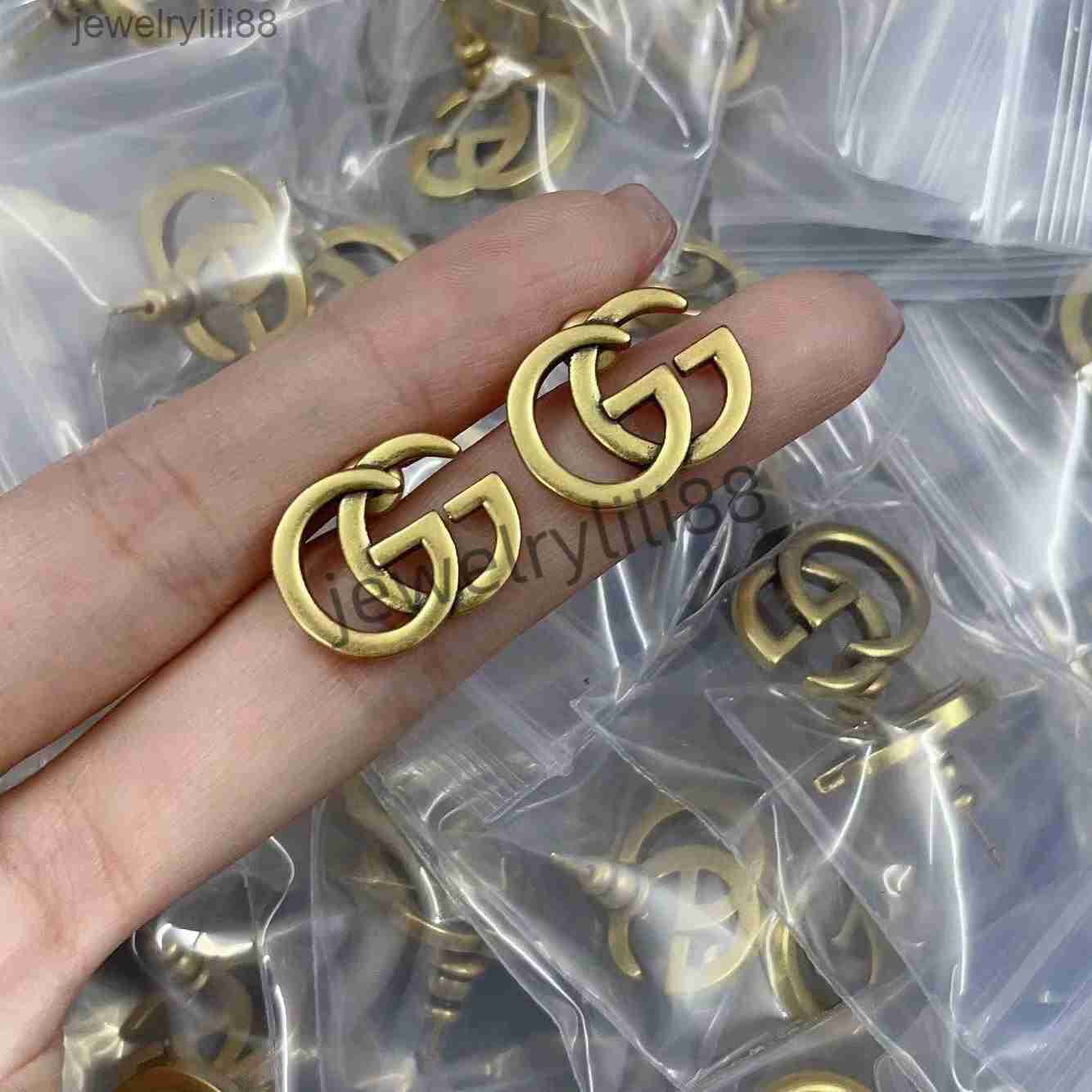 Top Quality Luxury Women Fashion Heart Love Stud Classic Size Stainless Steel Couple Gifts Designer Jewelry Engagement Earring guccis guccii ggs gucciearring GE35