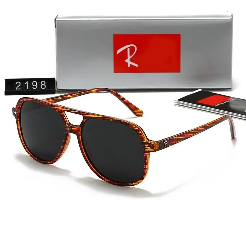 RB sunglasses Luxury Sunglass for Men Women Designer Rectangle Sunglasses Engraved Metal Sun Glass Sun Protection Fashion Sunglasses Seaside Outdoor Sunglass