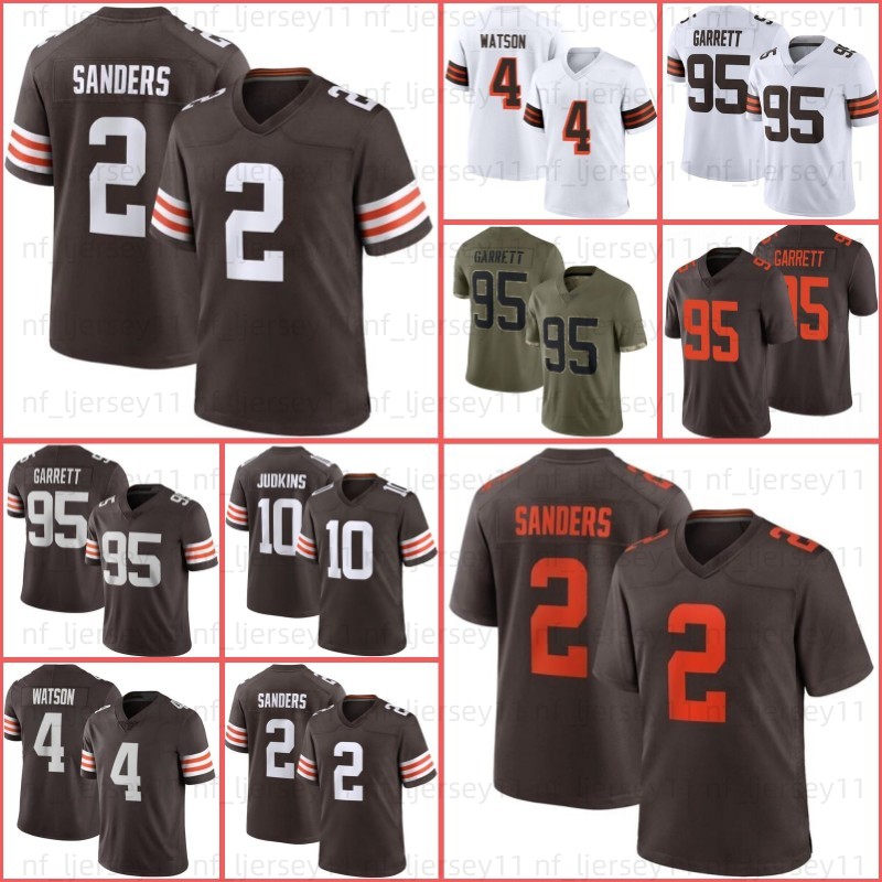 Shedeur Sanders Myles Garrett Football Jersey Quinshon Judkins Quincy Williams Owusu-Koramoah Denzel Ward Jerry Jeudy Quincy Williams Mason Graham Gabriel