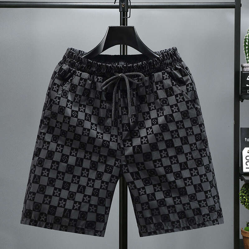 Men's Shorts New Men's Summer Outdoor Slim Fit High-End Fleece Big Trendy Brand Casual Beach Shorts Men Men's Clothing