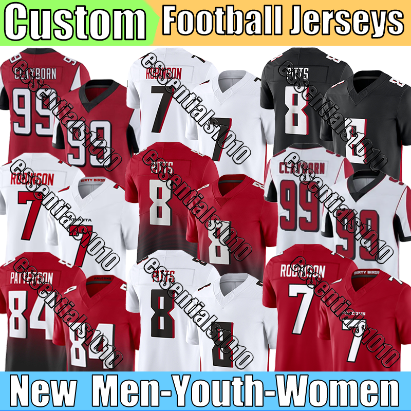 Atlantacity Falcon Jersey Robinson Pitts Sanders Garrett Bates III Lindstrom Jones Sanders Jerseys Cousins London Penix Jr Pitts Allgeier Vick Football Jerseys