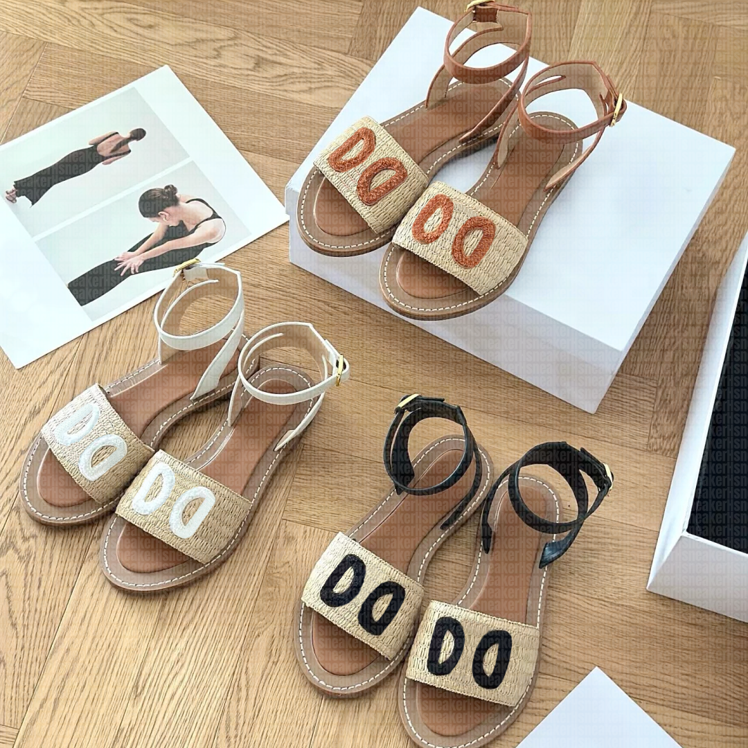 Designer Sandals Gladiator Sandal Slipper Women Leather Casual Shoes Beach Outdoors Flat Slide Summer Platform Sandale Pool Mule Loafer Lady Slider