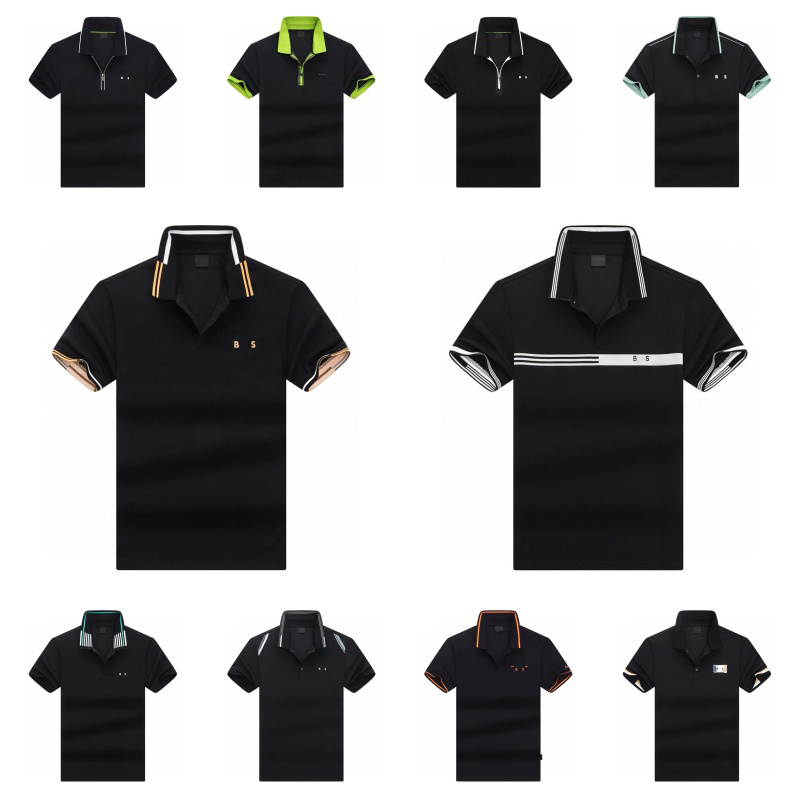 hugobos polo 26SS summer business men polo shirt fashion lapel men shirt high quality casual shirts designer polo shirt breathable solid simple shirt formal events