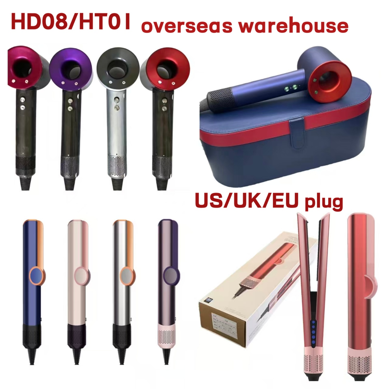 Hair Curlers Professional Mute Hairdryer Hair Care Salon Blow Powerful Quick-dry Salon Negative Ion Motor Hair Constant Dryer