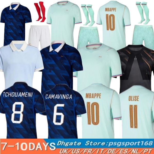 france jersey world cup 26/27 FRENCH Soccer Jerseys MBAPPE GIROUD DEMBELE EKITIKE Olise GRIEZMANN GIROUD SALIBA Equipe Maillots Kids Football Shirt TCHOUAMENI S-4XL