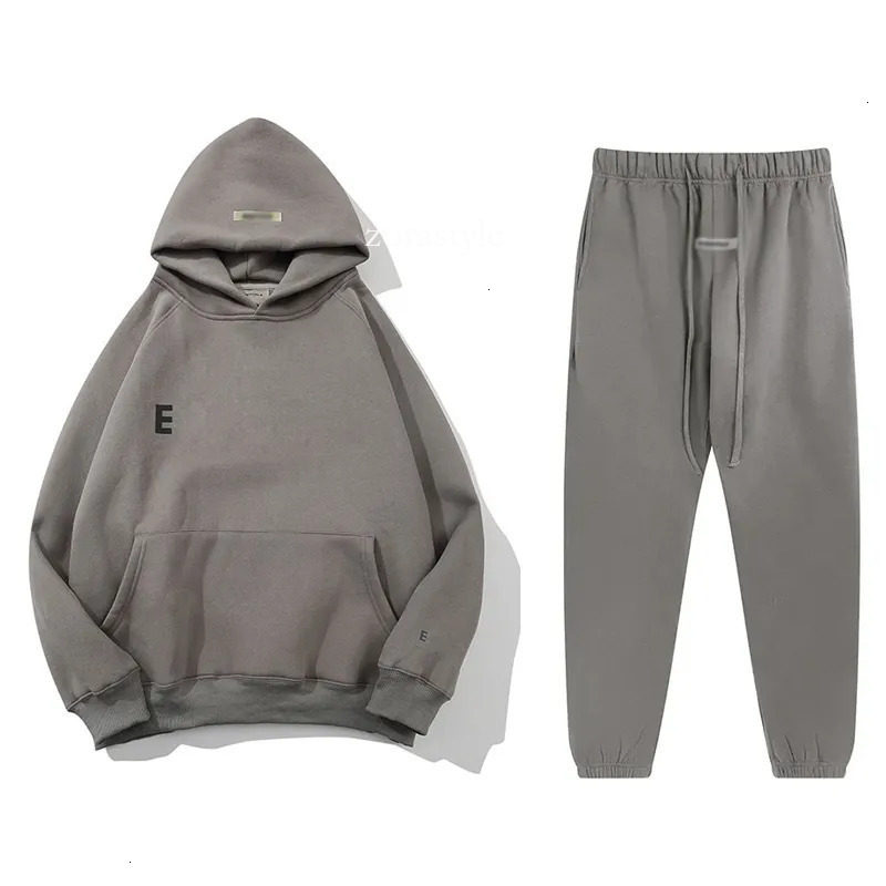 essentials Tracksuit Hoodie Mens Designer Tracksuit Baggy Hoody Pants Set Hip Hop Pullover Sports Joggers Skateboard Sweat Shirts Oversize Sweatshirt 63a