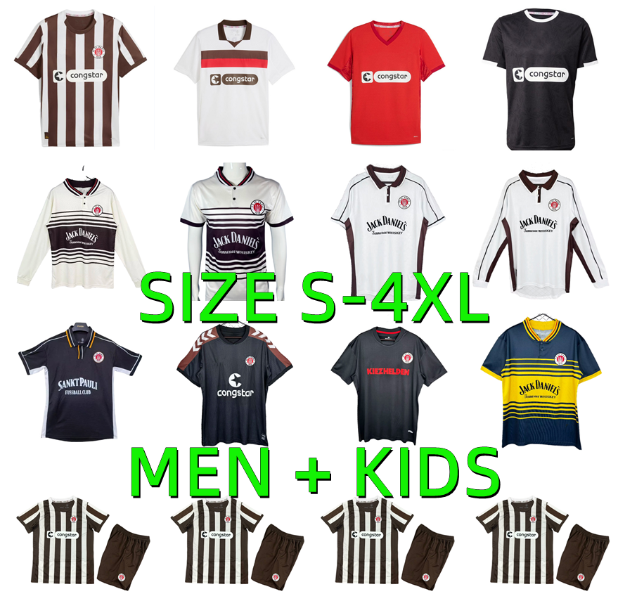 25 26 ST Pauli SOCCER JERSEYS ST.Pauli 1997 1998 Retro 97 98 99 00 13 14 GUILAVOGUI EGGESTEIN SAAD AFOLAYAN BOUKHALFA SMITH WEIBHAUPT SALIAKAS 2025 2026 FOOTBALL shirt