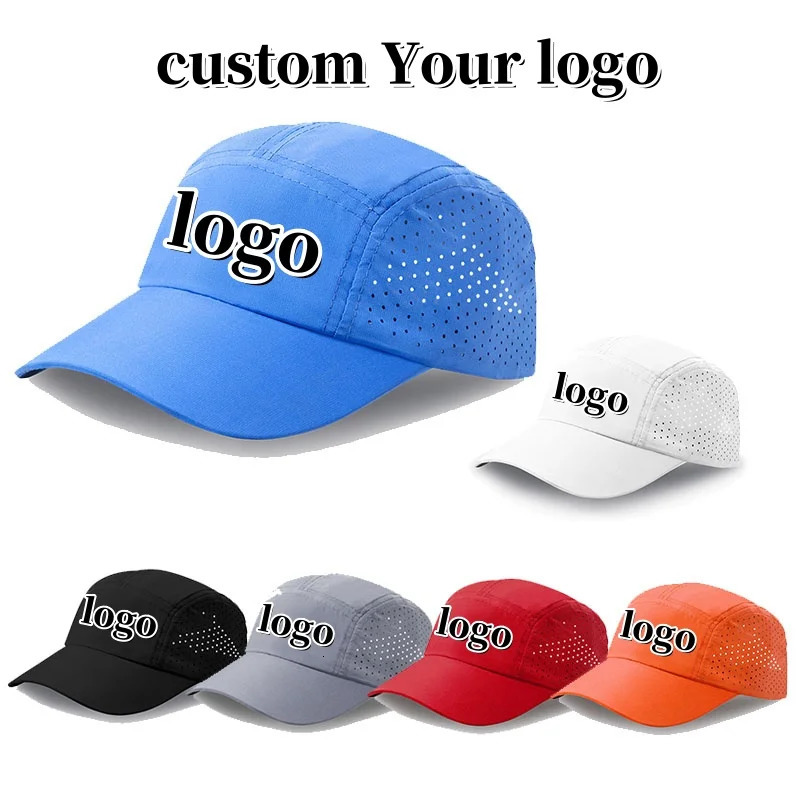 Running Cap Quick Drying Mesh Breathable Outdoor Sports Caps Customized Baseball Mtb Cycling Hats Men Women Ultra Trail Marathon 260402