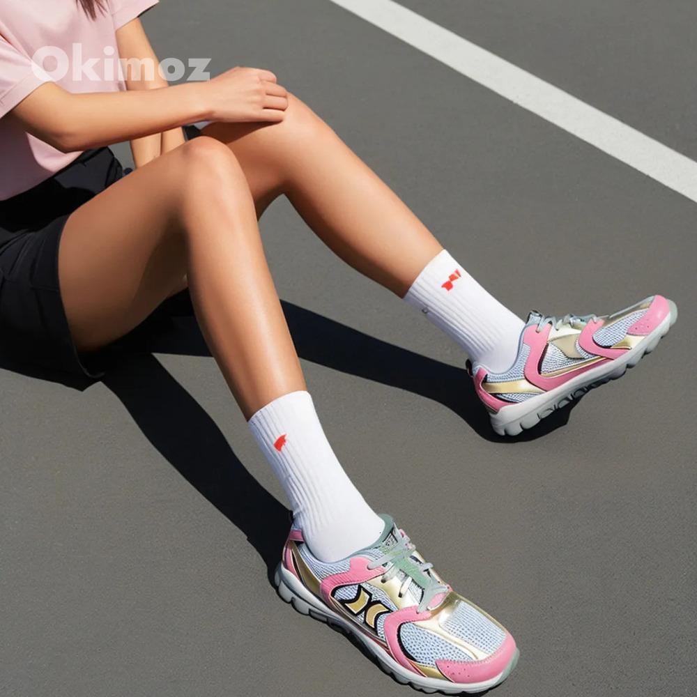 Okimoz Running Men Women Breathable Fashion Gifts Sneakers Light Weight Gym Sneakers Outdoor Sport Tennis Unisex Mesh Shoes Professional Grade Footwea - view 4