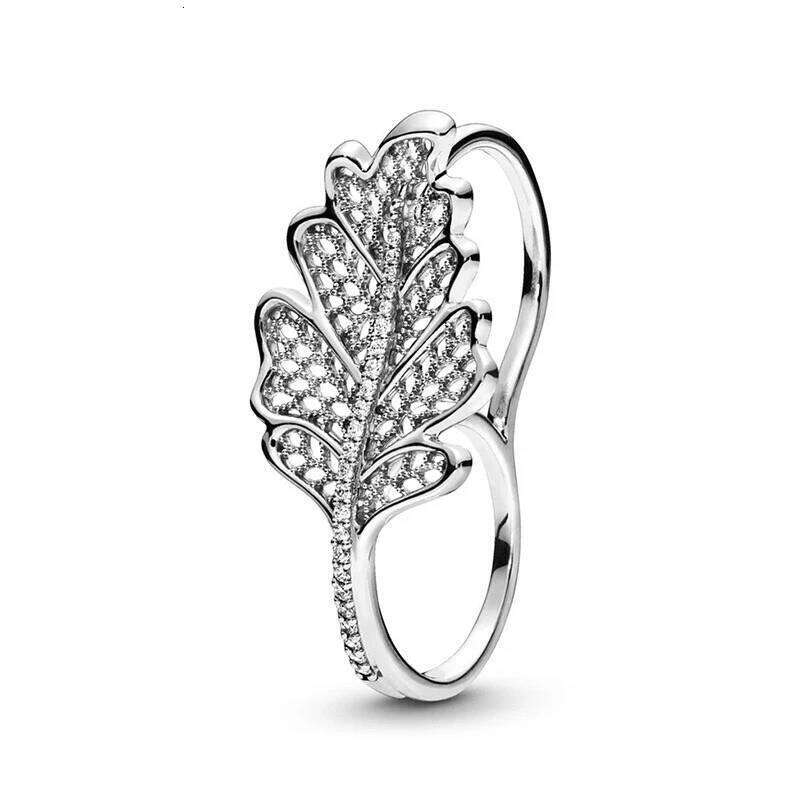 925 Sterling Silver Sweet Flower Ball Leaves Wings Snake Ring For Valentine's Day Wedding Exquisite Jewelry Gift Women