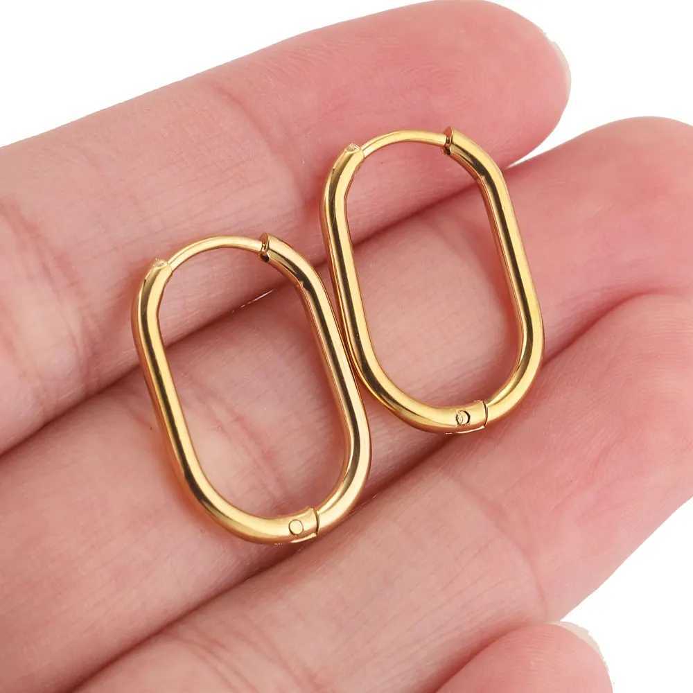 6pcs Stainless Steel Hoop Earrings for Women Earrings Piercing Jewelry Earring Hoop Prevent Allergy Earrings Jewelry Wholesale H260403